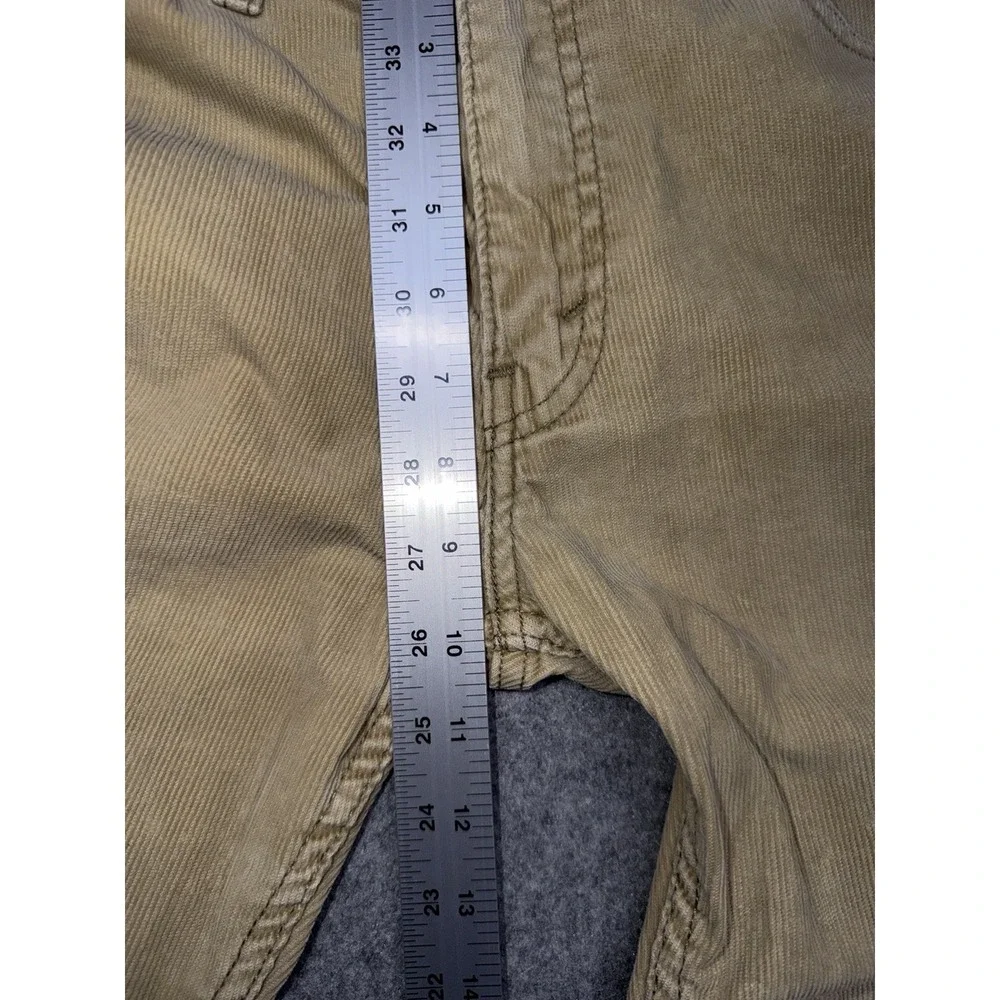 Levis 511 Corduroy Slim Fit Mens 32x32 Pants Khaki Tan 5 Pocket Casual Preppy